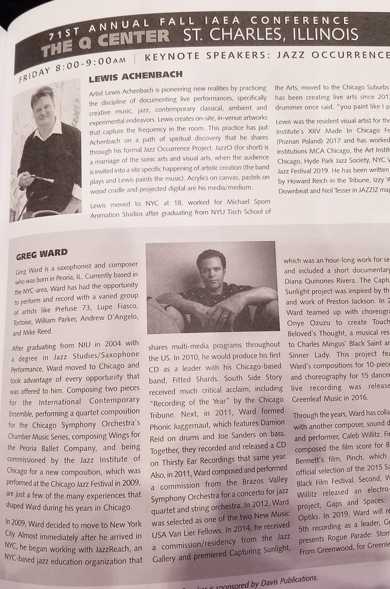 Participating in the 71st Annual IAEA Conference with my <a href="/D45Schools/">School District 45</a> art colleagues. Keynote speaker Lewis Achenbach #IAEA #arted #d45learn4life