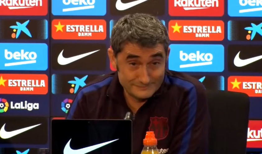 elchiringuitotv's tweet photo. 🔴🎙️VALVERDE: "¿Que en qué momento está Griezmann? Pues está en noviembre, como todos". https://t.co/VxHwq4pCXs