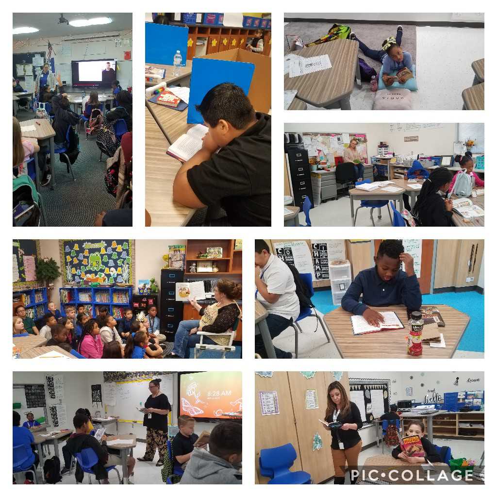 stefanie_rod's tweet photo. Bay City Loves to Read....Holmes celebrating the power of reading. "We are Relentless....We are T.H E. @khicklBCISD #Holmes #BCReads https://t.co/A2fUB4sBY0