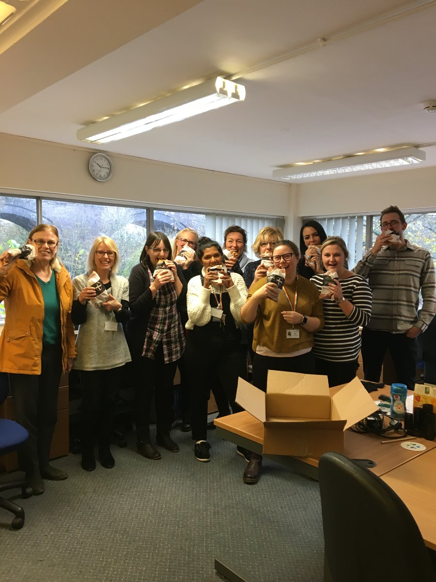 HitsCornwall's tweet photo. Congrats to this weeks #CribTime winners - Lesley and the team at Carrick Community  Mental Health Team.  Enter now: https://t.co/suKM2NnGhG @primabakeries @HenryOrchards @LouiseaClaire #Ad https://t.co/OQ38mDqFu2