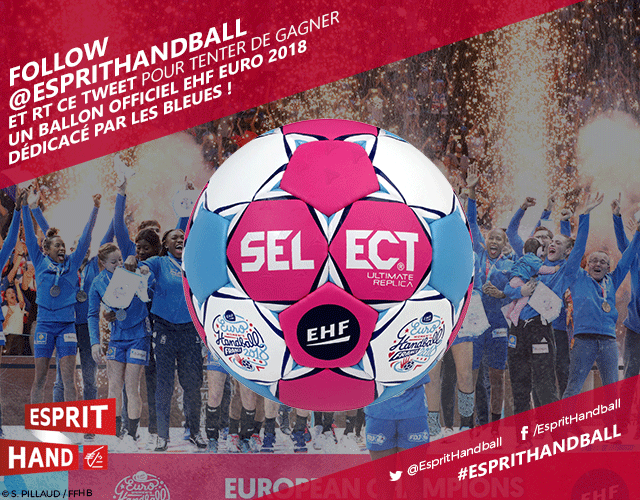 EspritHandball's tweet photo. #VousEtreUtile 
A l'occasion de la #JapanCup et avant le Mondial 2019, on vous offre un ballon de l'Euro 2018 dédicacé par les Championnes d'Europe ! 💪 🇨🇵 

Follow + RT pour participer 😃

#EspritHandball https://t.co/7qcjDnnBEW