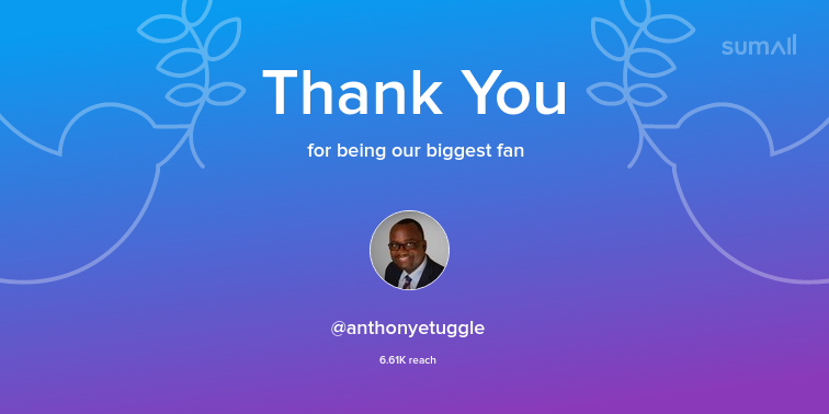 Our biggest fans this week: anthonyetuggle. Thank you! via sumall.com/thankyou?utm_s…