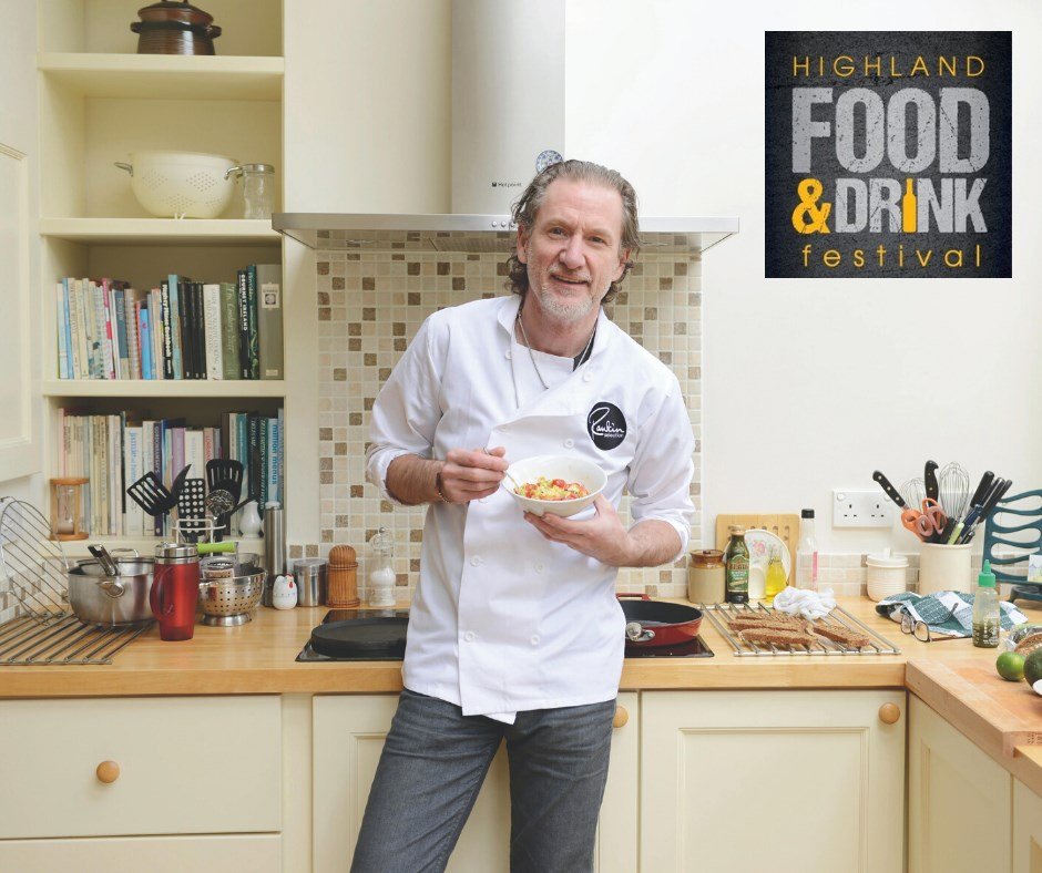 Prepping to host tomorrow's <a href="/highfoodiefest/">Highland Food & Drink Festival</a> at <a href="/EdenCourt/">Eden Court Highlands</a> with chefs <a href="/chefpaulrankin/">Paul Rankin</a> from @SteinInnSkye, Craig Douglas from 5* <a href="/_NessWalk/">Ness Walk</a> and <a href="/9sonic1/">Person</a> from a brand new restaurant with rooms in Ullapool. Sponsors <a href="/CairngormGroup/">Cairngorm Group</a>  Free entry 10-4. See you there!