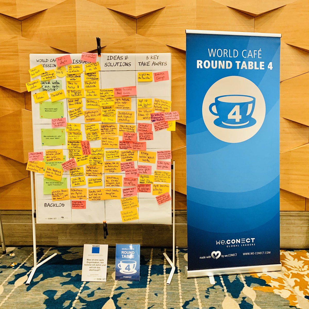 1077c43n's tweet image. Bei der Agile PEP Minds in Berlin durfte ich im World Café das Thema “Agile Organisation” moderieren - danke für die lebhaften Runden! 👍🏻#agilePEP