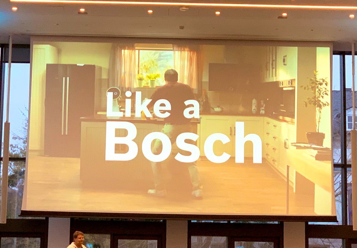 Keynote von Richard Mutschler auf der #t4at - Like a BOSCH! Grandios!