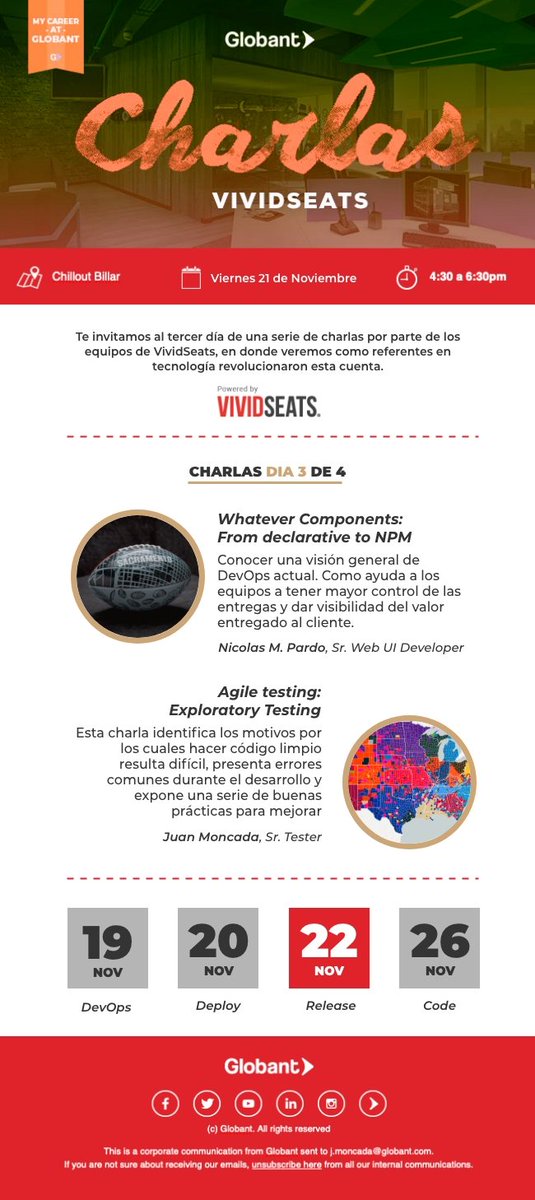 Ndermus's tweet image. Today I'll be talking about #imperativeProgramming and creating packages at @Globant as part of the @VividSeats #techtalk