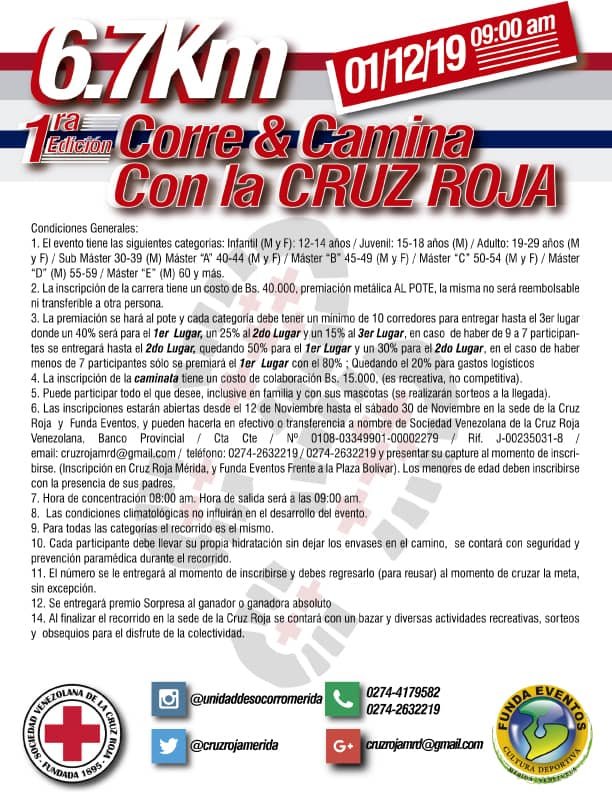 fundaeventos's tweet photo. Evento diseñado para todos los niveles y edades, anímate con tu familia, amigos y sus mascotas. Oportuno momento para seguir sumando por Venezuela https://t.co/r5KtUxY4P4
