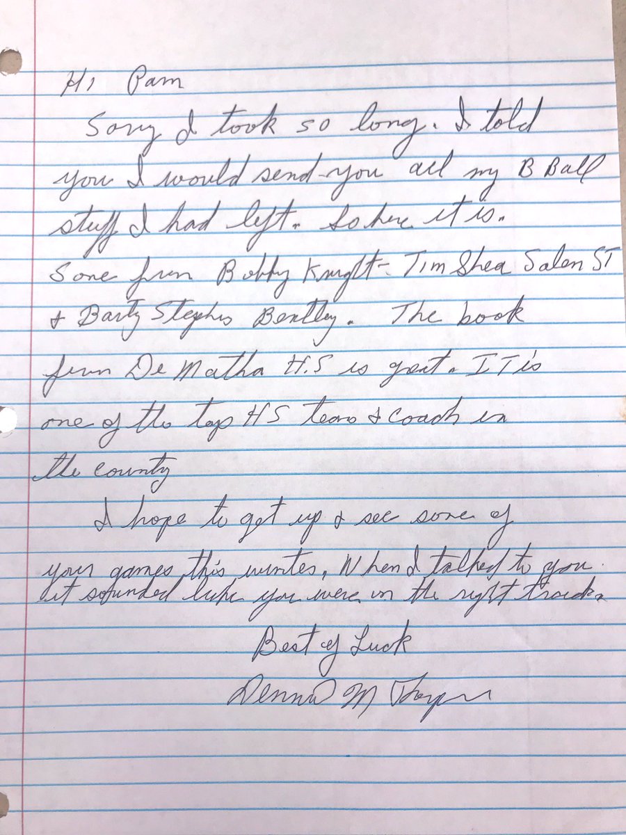 BHS_GBB's tweet image. I will always be grateful to the local legends who lent a hand from the beginning. Starting with the binder former BHS Coach Thompson gave me 10yrs ago. #raisedhere #playedhere #coachhere #RedDevils
