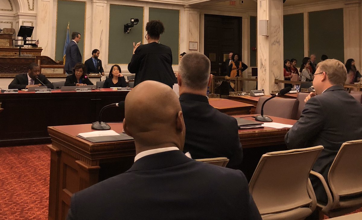bwiggerson's tweet image. Philadelphia City Council now called to order by Majority Whip Brown Reynolds to hear testimony on the future of the refinery complex. Underway with Brian Abernathy &amp;amp; the Fire Marshall.