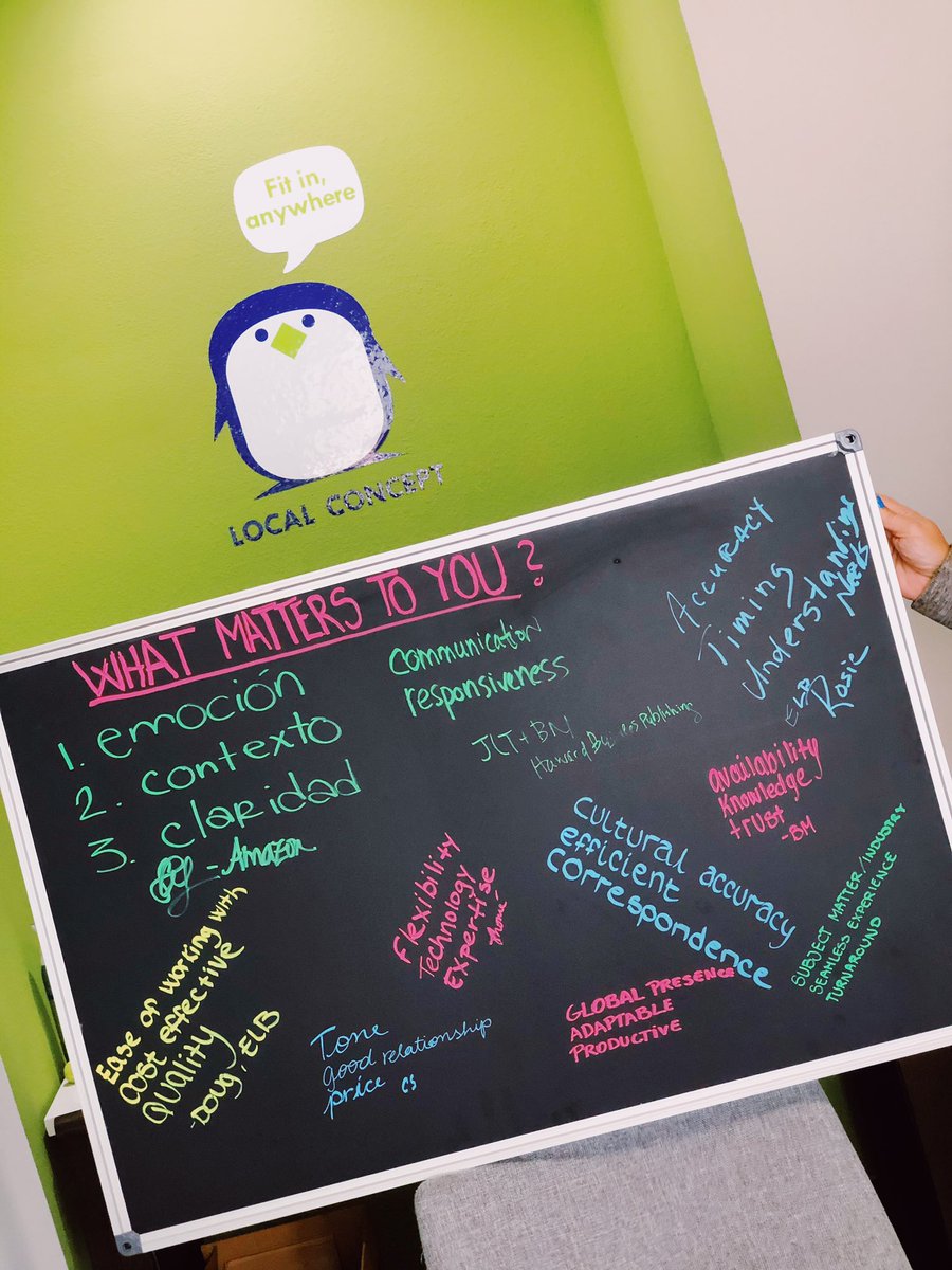 LocalConcept1's tweet image. What matters to you in a translation company?