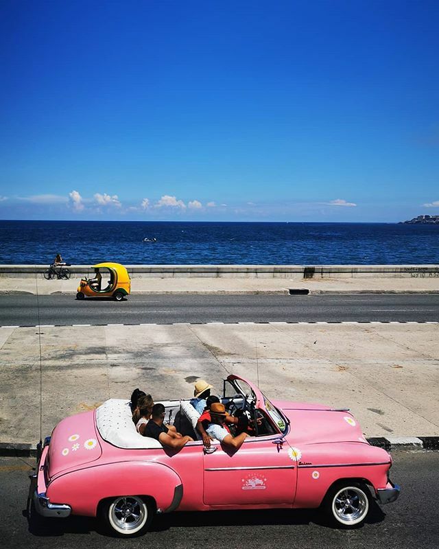 Cubanews_de's tweet photo. What's your favorite to go through the Malecón? A convertible Almendrón, a Coco Taxi, a bike or even a boat🚙🚲⛵
. .
.
#cubanews #loves_cuba #kuba #cuba #havana #habana #havanna #cubatravel #travelcuba #cuba_vacations #cubatrip #visitcuba ​#explorecuba #cuban #cubanlife #ig_cu… https://t.co/59sXI06JjQ
