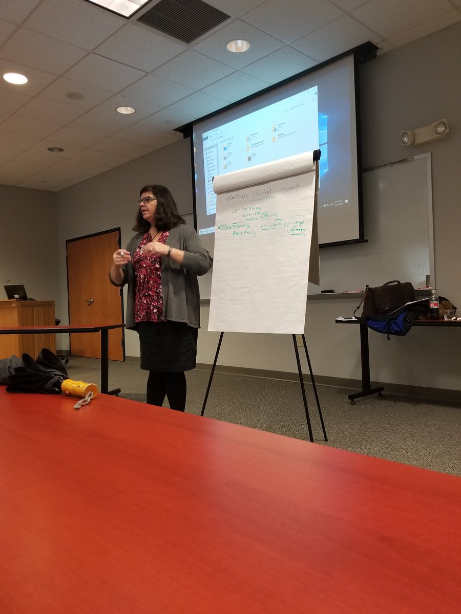 TomSuttonII's tweet photo. A special Thank you to President @RyanSmithOH @RioEdu @RioPresident for bringing Krista O'Neill with @TheOACC the vision and value of student success and the importance of professional development @_Strong_Start for our Holistic Advising Redesign at Rio Grande with our Rio Family https://t.co/DWafTIdVls