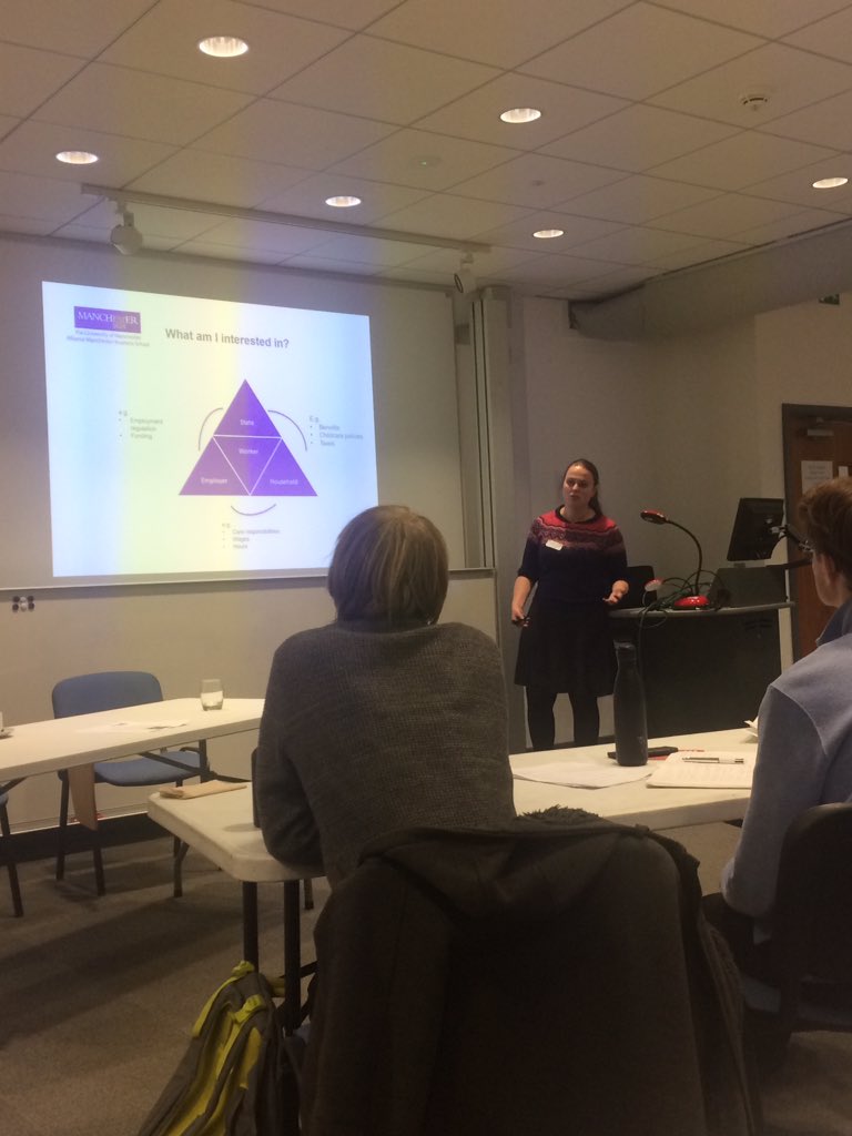 How can we research &amp; understand precarious work- <a href="/evamherman1/">Eva Herman</a> discussing value of thinking about this in light of state-employer-household frame <a href="/mssp_uk/">Money, Security & SP</a>