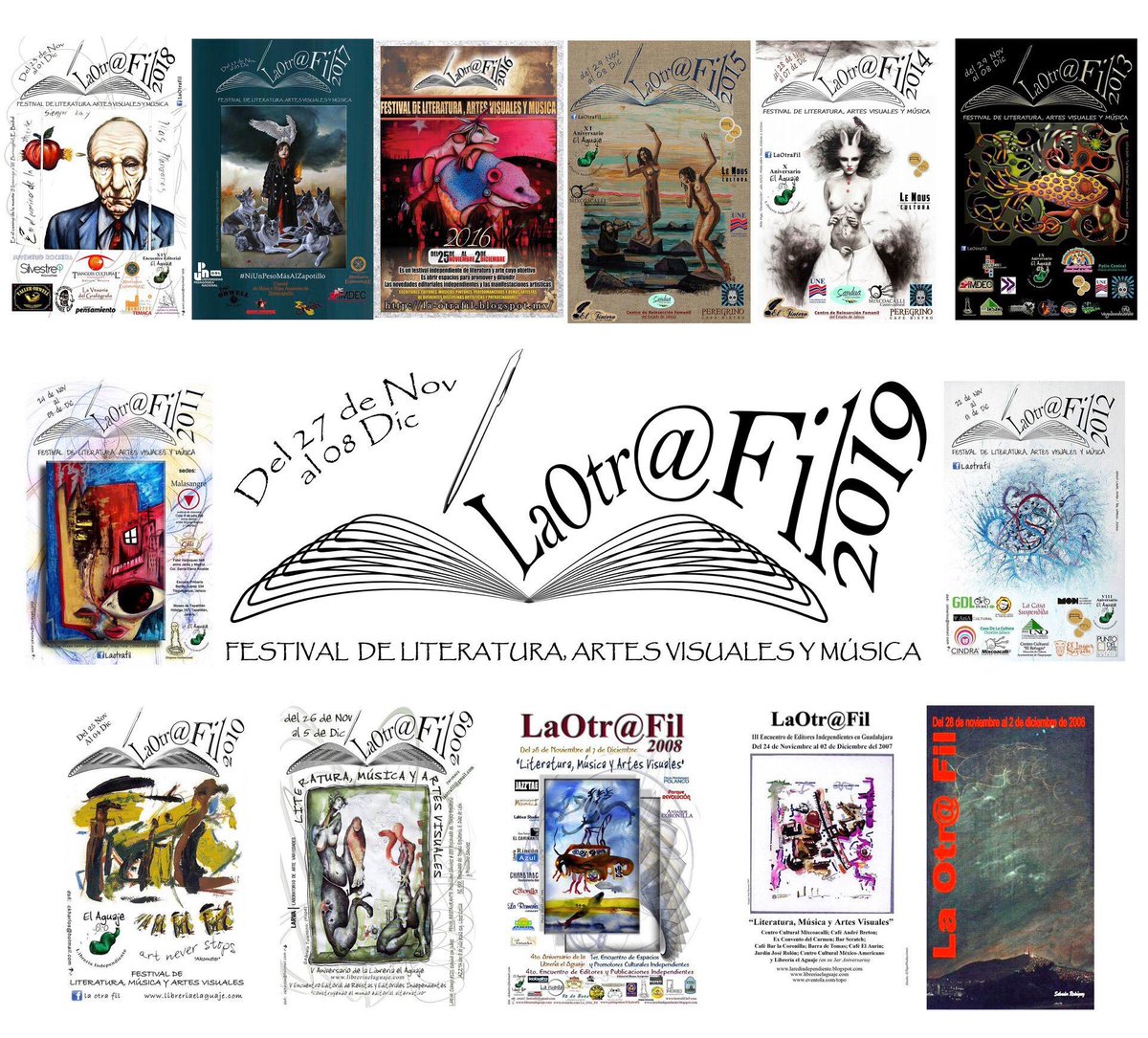 Felices de anunciar nuestro regreso a ferias de libros y fanzines en México.

Aparten la fecha para La Otr@ Fiil 2019 y consulten el programa completo con sede en centros culturales independientes.

#fanzines #libros #revistas #feria #bookfair #guadalajara #mexico #publicacion