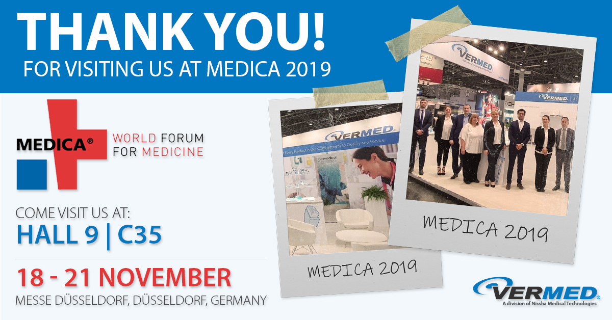 VermedGlobal's tweet photo. Thank You for visiting us at MEDICA 2019! We are already looking forward to MEDICA 2020. 

What was your favorite part about MEDICA this year? 

Didn't have a chance to stop by? Visit us on the web at https://t.co/zyoBJLqNq6 or email us at UKinfo@vermed.com https://t.co/1bP7rJZH1k