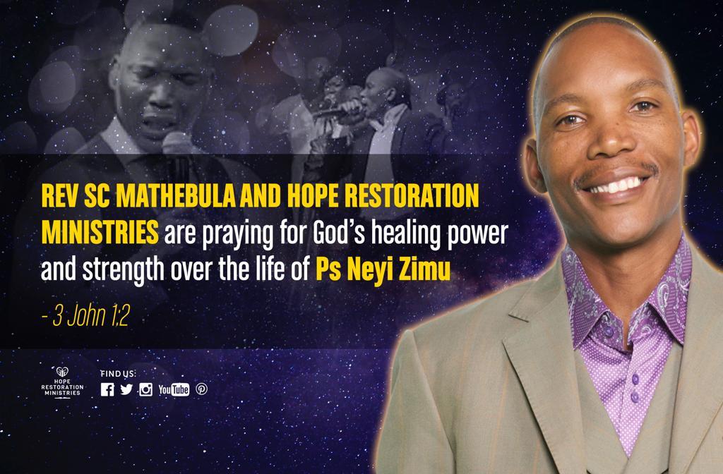 "Dear friend, I hope all is well with you and that you are as healthy in body as you are strong in spirit."
3 John 1:2 #PrayforNeyiZimu
We are praying for God's healing power and strength over the life of Ps @NeyiZimuMusic