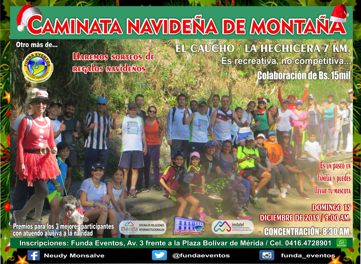 fundaeventos's tweet photo. Vamos a caminar, a compartir y disfrutar de la naturaleza, en compañía de la familia, tus vecinos, amigos y mascotas. https://t.co/IMXVfH0cRK
