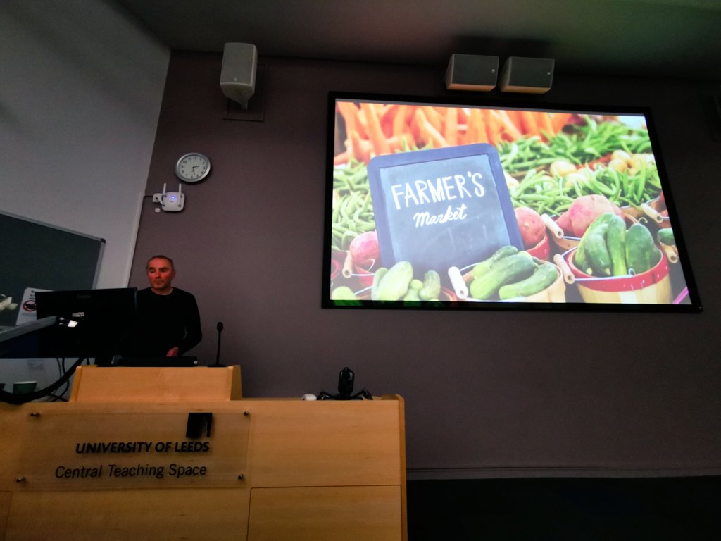 FoodSciLeeds's tweet photo. We're excited to be hosting the #AlproFoundation Student Symposium @UniversityLeeds talking all things #Sustainable #HealthyDiets #Nutrition with @Tastingfuture @BDA_Dietitians @aberdeenuni @KateArthurRD and Leeds Institute of Health Sciences to a packed out eager audience https://t.co/v0Gf5tpwto