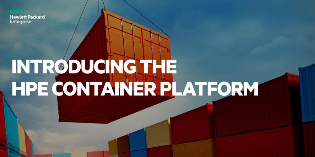 HPE_GreenLake's tweet photo. Just announced: New #HPEContainerPlatform! Read more details about the key benefits and features for #ITOps and #AppDevelopers. https://t.co/joewkjepfI https://t.co/vaS6LmwPqL