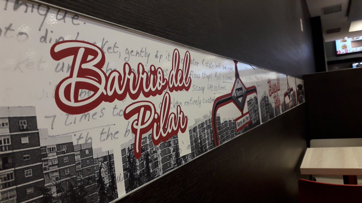 Visto en KFC La Vaguada 
Barrio del Pilar