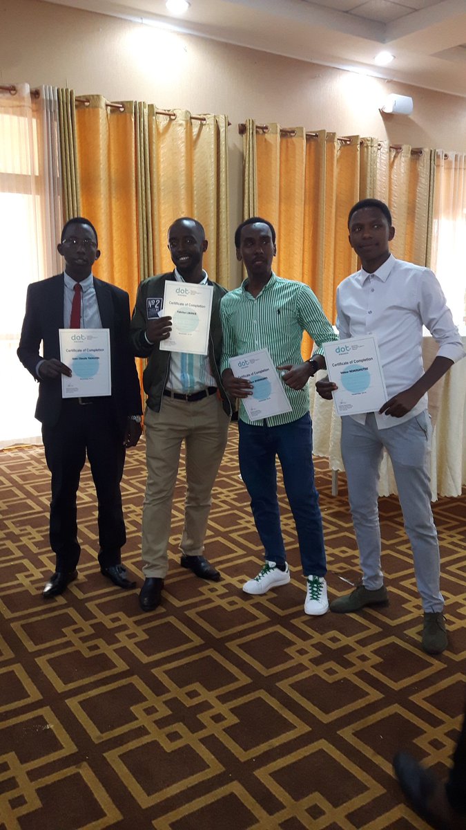 jyankurije's tweet photo. Today, It is very pleasure to graduate @DOTRwanda, after the process of training more 40,000 citizens about digital literacy. I am very glad to be among of #RwandaDigitalAmbassadors who completed the #DigitalAmbassadorProgram https://t.co/OScx7A4RgN