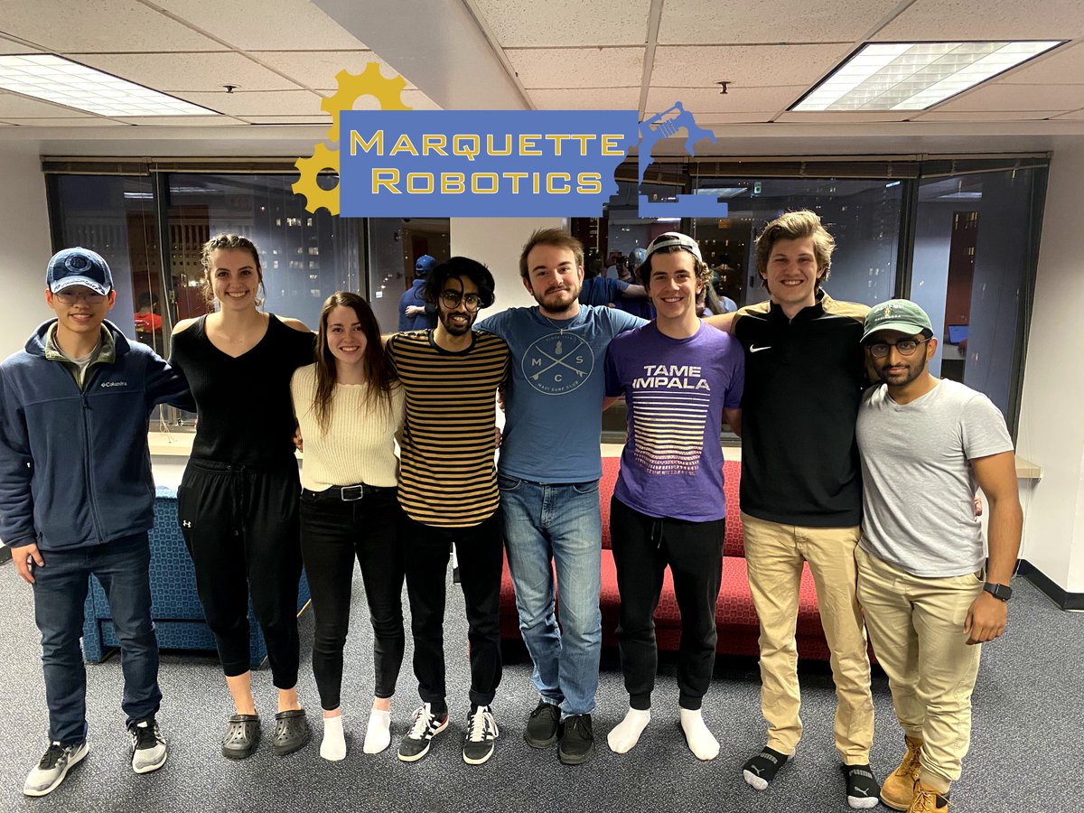 MarquetteECE's tweet image. Engineering students have kick started the MU Robotic Club 🤖🤖🤖 Danny Hudetz is the president and Dr. Majeed Hayat advisor.  👏🏾👍