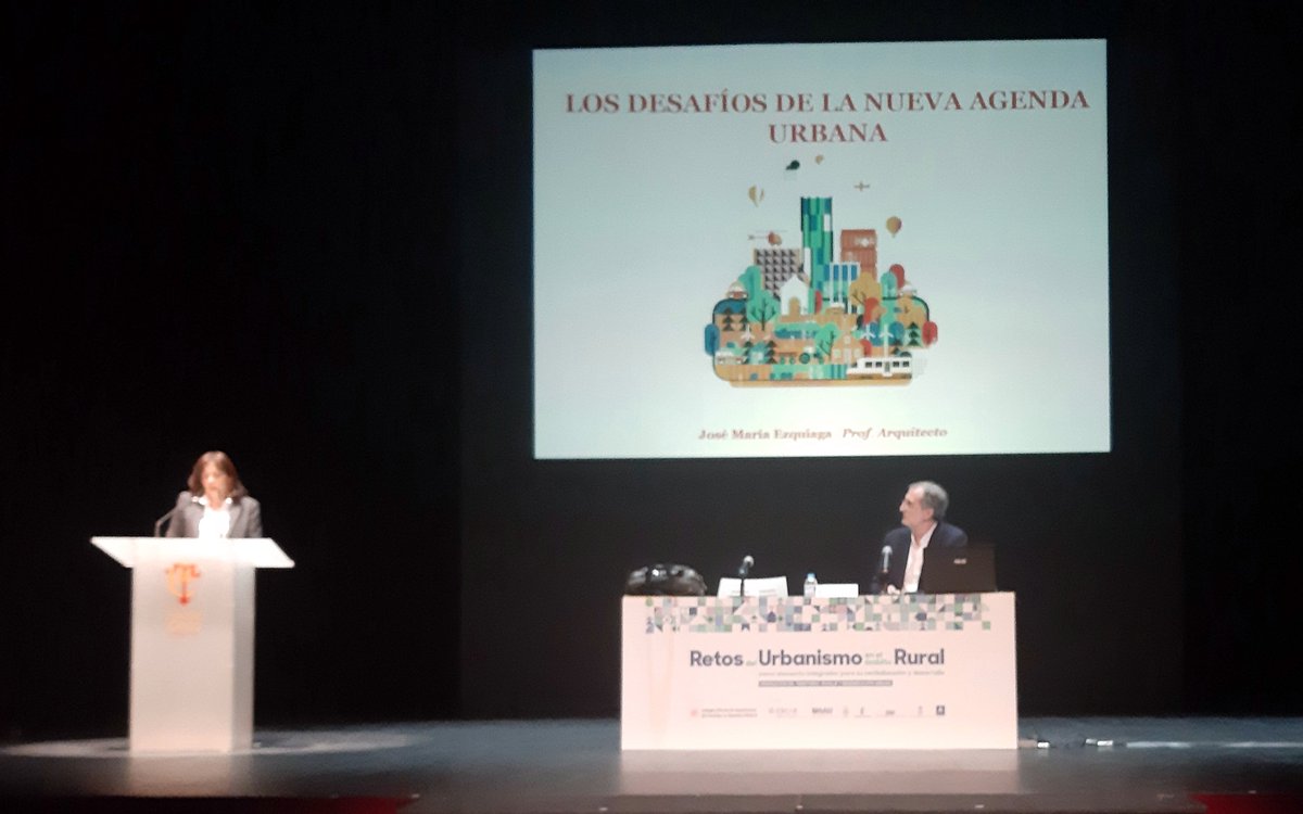 Jornada tarde. La ordenación y gestión integrada del territorio cara al horizonte del 2030. Nuevas formas de planificación territorial y urbanística.  <a href="/JmEzquiaga/">Jose María Ezquiaga</a>  doctor Arquitecto y Licenciado sociología, Ciencias Políticas. Profesor Titular de Urbanismo de UPM
#COACM