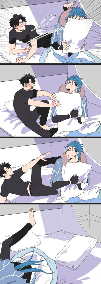 仲良ししてるキャスぐだ♂(見えにくかったら2枚目からみてね) 