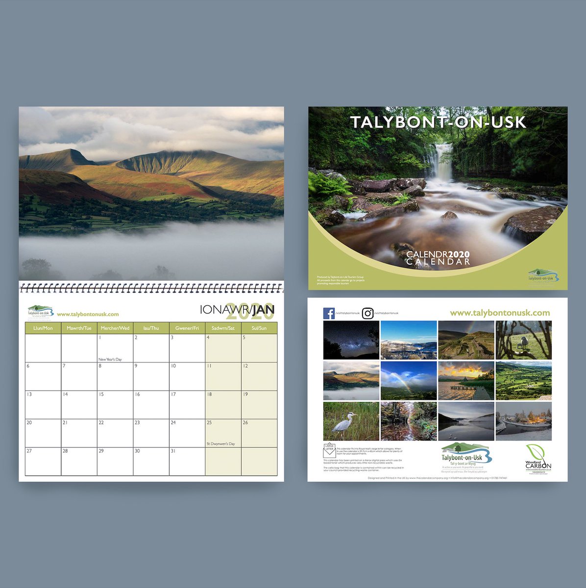 VisitTalybont's tweet photo. With just over four weeks until Christmas, we have the ideal present for you. The Talybont-on-Usk Calendar features twelve months of spectacular views from Talybont and surrounding areas. Purchase yours for your friends and family for just £6.50 online or from Talybont Stores. https://t.co/sazhCjdzab