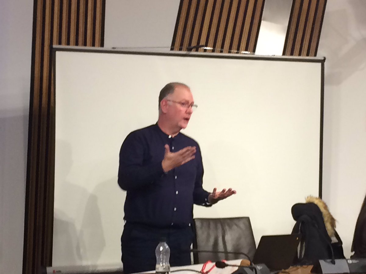BDA_Scot's tweet photo. @jeffmcw now talking about ‘Toward a Signing Parliament’ @BSLScotAct2015 @BDA_Deaf @grahamhturner @DemDeaficit @HeriotWattBSL https://t.co/dvVLecD8mq