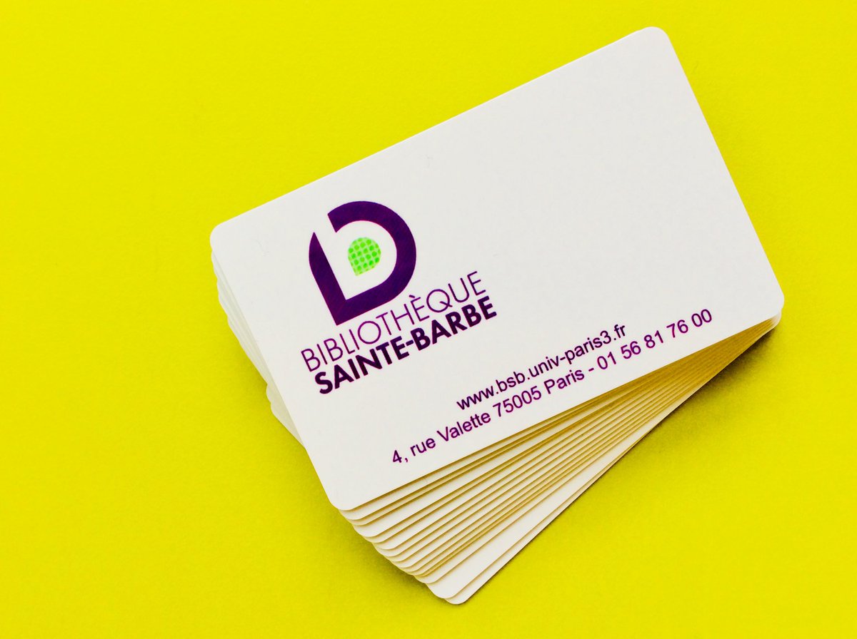 BSB Bibliothèque SainteBarbe on Twitter "RÉINSCRIPTION 💳 