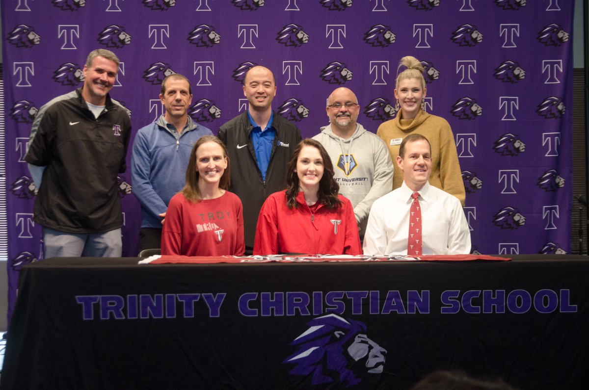Congrats to <a href="/TCSAthletics1/">Trinity Christian School Athletics</a> senior @savannahkpoling for signing a volleyball scholarship with <a href="/TroyTrojansVB/">Troy Volleyball</a> this week.