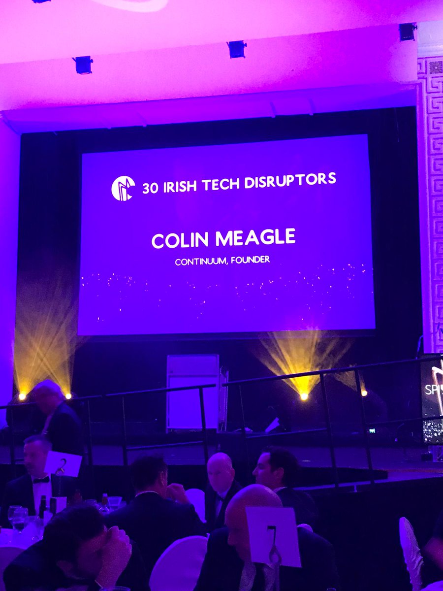 colinmeagle's tweet photo. I was also hugely honoured to be named as one of Ireland's "30 Irish Tech Disruptors" amongst such esteemed peers.
Finally, it was a pleasure to present the Grand Prix award to @GlanbiaPLC's Digital Media division, what a talented bunch! 2/2
#spiders19 #neverstandingstill https://t.co/Wlm8qTmKGH