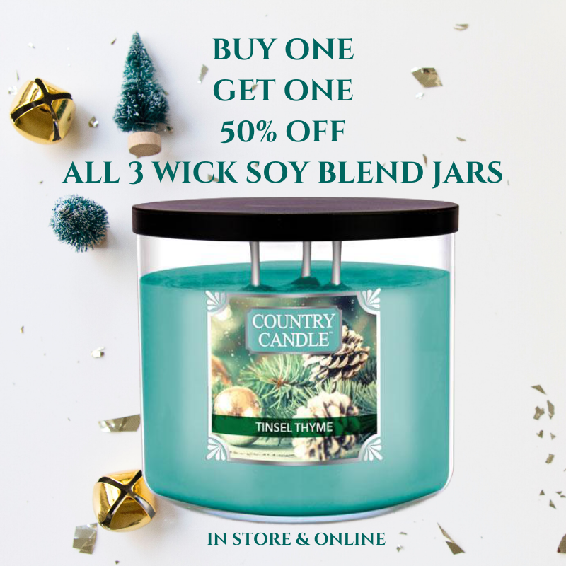 KringleCandle's tweet photo. Stock up now on our new 3 wick soy-blend collection with our Buy One Get One Free deal. The most fragrant of all our candles, available in both Country Candle and Kringle Candle styles. Shop online or at our Flagship Store in Bernardston MA.

#mykringle #kringlecandle #bogo50 https://t.co/iSGDgCnkZt