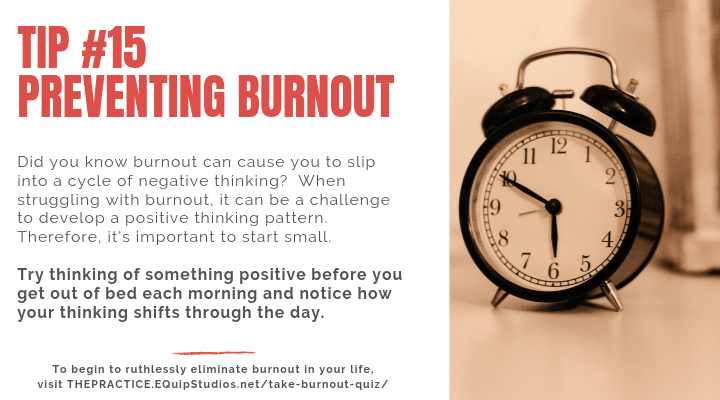 Notice, has #burnout caused you to slip into a cycle of negative thinking? Find out where you are on the Burnout continuum. Click this link to take the Burnout Quiz>> thepractice.equipstudios.net/take-burnout-q…
#EmotionalIntelligence #Wellbeing #unlockinginfinitepossibility