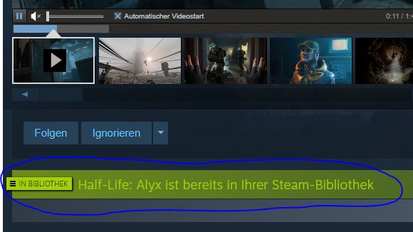 NoobTenschi's tweet photo. Dank meiner Index Kontroller hab ich das Spiel kostenlos bekommen :D Sehr nice 👍 #ValveIndex @valvesoftware https://t.co/lWzD4MBUWT