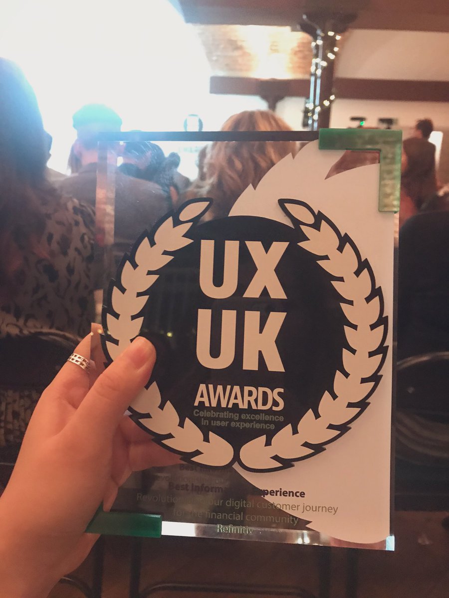 Zan Sum (@zansum) on Twitter photo Grateful to be part of the <a href="/Refinitiv/">Refinitiv, an LSEG business</a> #ux team to win the Best Information Experience from <a href="/UXUKAwards/">UX UK Awards</a> 🏆🎉 #design #IA Grateful to be part of the <a href="/Refinitiv/">Refinitiv, an LSEG business</a> #ux team to win the Best Information Experience from <a href="/UXUKAwards/">UX UK Awards</a> 🏆🎉 #design #IA