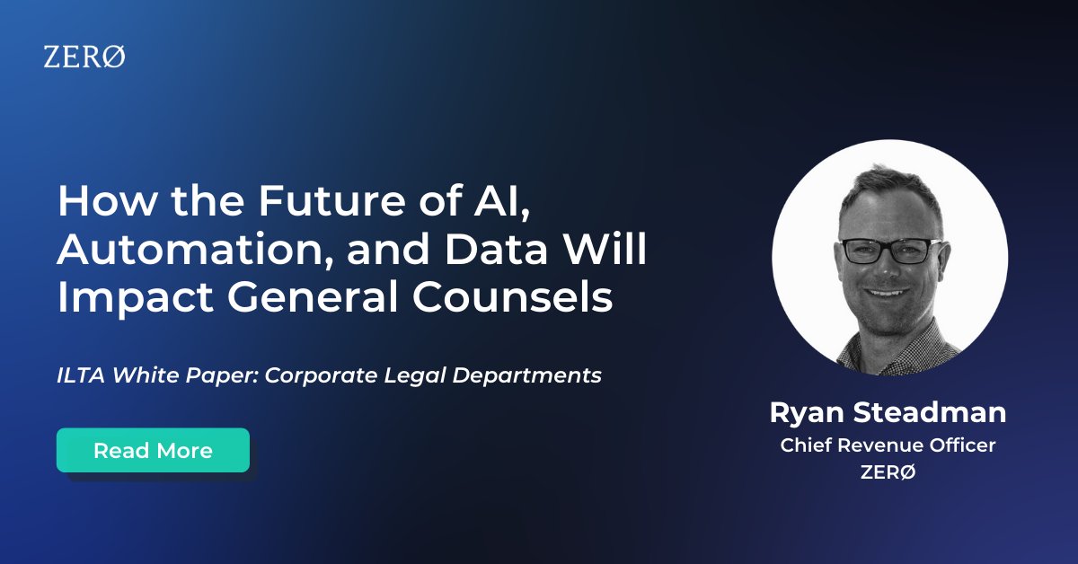ZeroSystemsAI's tweet photo. AI isn't going to replace the work of GCs - it's going to enhance it by automating the most laborious tasks. Click below to download the article by @_ryansteadman
#legaltech #legalAI #zeroadmin
https://t.co/kT1d2pYCnu https://t.co/2S2hn699PI