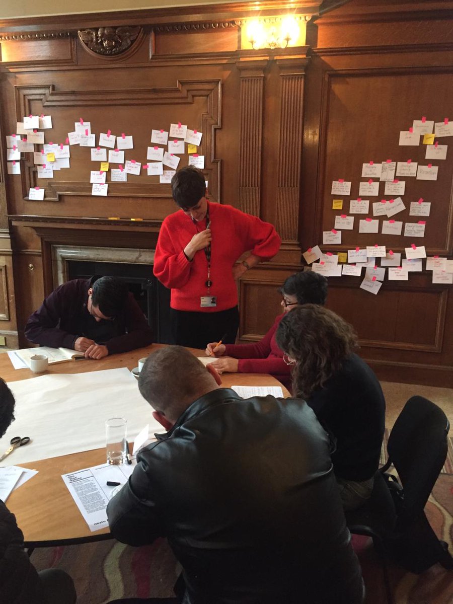 mxbritish's tweet photo. Como última actividad de su residencia en Londres, los participantes del #CreativeLeadershipProgramme realizaron un taller con Laura Knight, académica de @ChelseaUAL @ual, y crearon los modelos de gobernanza más adecuado para cada una de sus instituciones. #CreativeCollectiveMX https://t.co/2D2By5VDkV