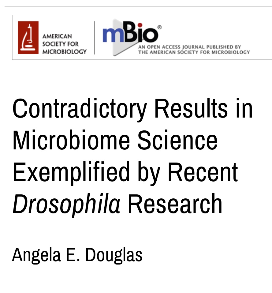 For those who practice the microbiome religion, we know practically nothing about it yet, Contradictory results are the norm, "L. plantarum reduces the life span of Drosophila These results are apparently at odds with published evidence for beneficial effects of L. plantarum.."