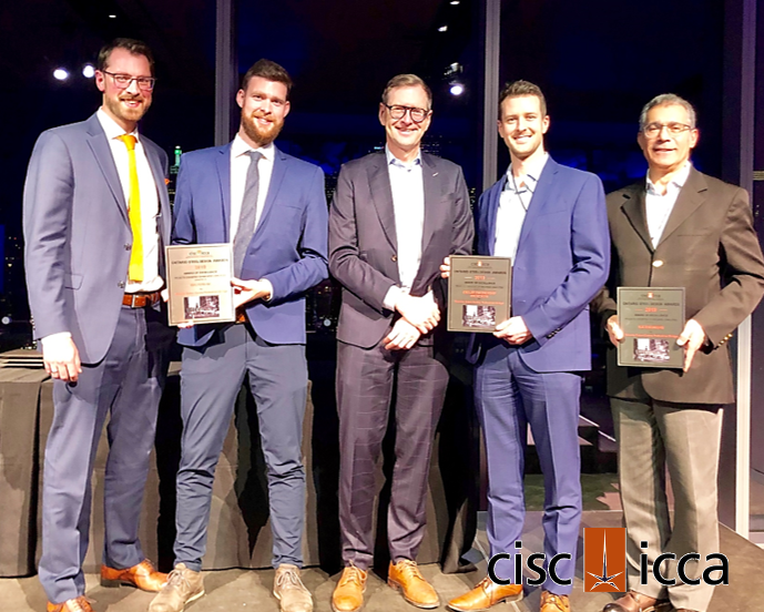 RJC_Engineers's tweet image. Congrats! We are proud to have been part of the team to have worked on this award-winning design! The stunning #EatonCentrePedestrianBridge won the 2019 Award of Excellence at the Ontario #Steel Design Awards via @CISC_ICCA. #StructuralEngineering #StructuralGlass #BridgeDesign