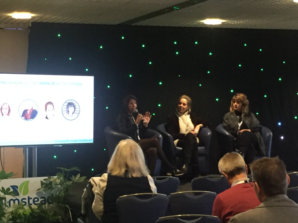 Had fun at <a href="/FutureScapeUK/">FutureScape Event</a> this week discussing design details with an all-female design panel. #landscapedesign #CPD #designthinking