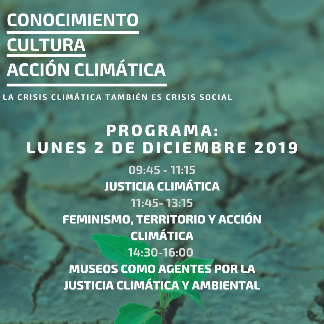 kccachile2019's tweet photo. ¡Tenemos cronograma! Ya estamos en la cuenta regresiva 😱😱. Se parte del Simposio Internacional KCCA 2019 “Conocimiento, Cultura y Acción Climática” 🌱
🗓2 y 3 de diciembre
📍Auditorio Enrique D’etigny, Universidad de Chile, Beaucheff 851
¡Inscríbete en el link de la bio! https://t.co/AX5jI6uZtN