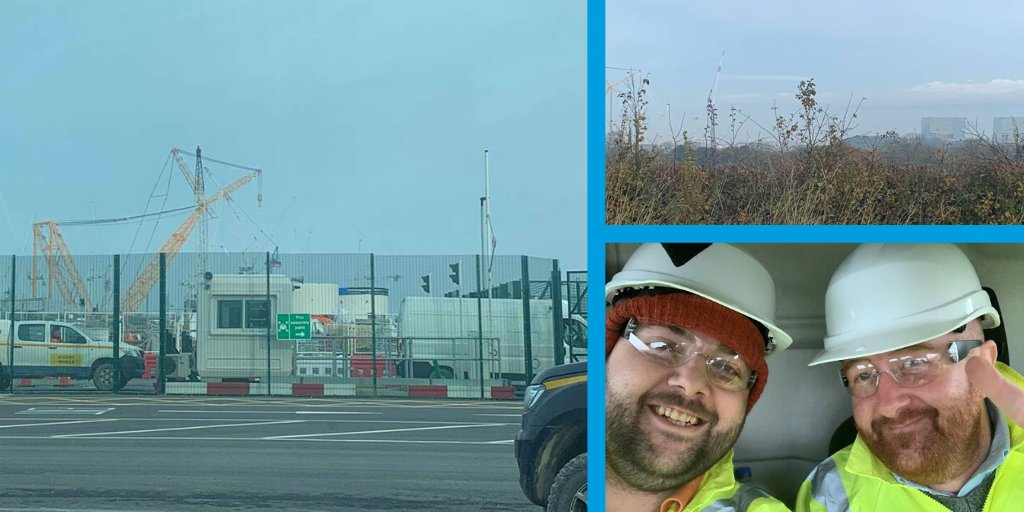 It's been a busy week for the team with a #printer installation at Hinkley Point C nuclear power station. The crane you can see in this photo is known as big Carl and it's the largest crane in the world! #FunFactFriday