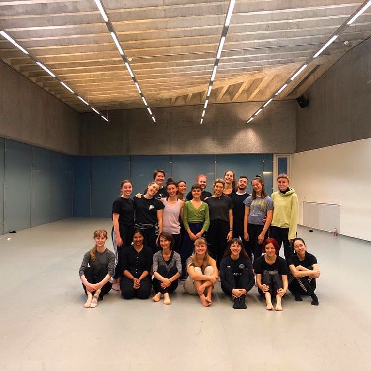 A few weeks ago I attended a wonderful workshop at Laban dance dept BA 2&amp;3 facilitated by Stephanie Schober! October 2019 🙂 @ Trinity Laban