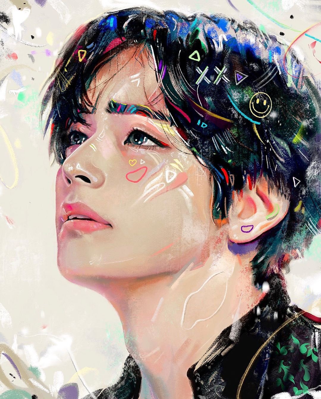 絵画 BTS □ 1+1イベントMEGAセール □ BTS VER.1 CUBIC PAINTING
