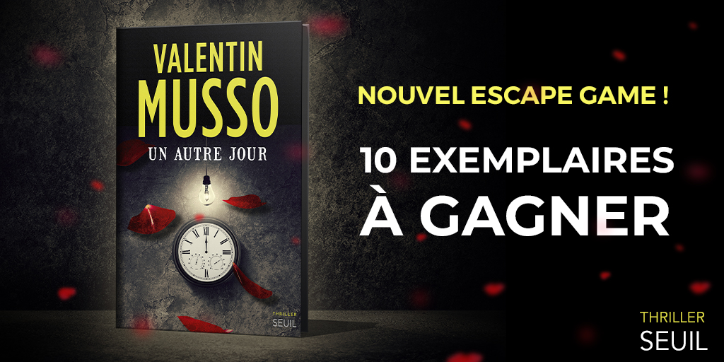 BePolar3's tweet photo. [ESCAPE GAME] 🔎
https://t.co/suNK5qdq1e

Prenez part à l'enquête avec les 
@EditionsduSeuil &amp; @BePolar3
 ! Et tentez de remporter un exemplaire du nouveau roman de #valentinmusso "Un autre jour".🥀 
Tirage au sort Jeudi 5 décembre ! Bonne chance à tous https://t.co/2D79GTLVQw