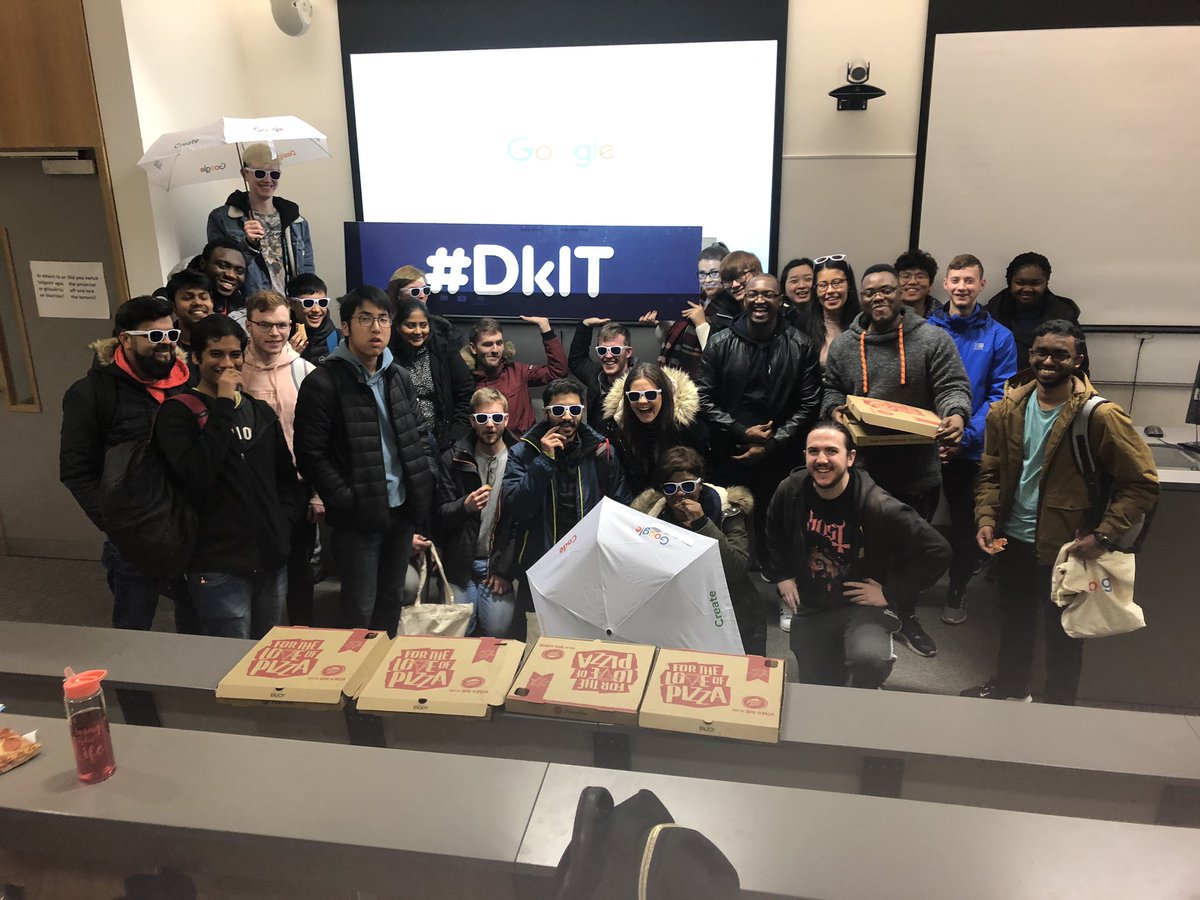 DkitACM's tweet photo. A massive thank you to all involved in today’s #GoogleTechIE live streaming event! It was a great success and everyone here at DkIT enjoyed themselves 🥳
@GoogleTechIRE @dkitcareers @DkIT_ie @PJTechs https://t.co/FIVRqETn2Q