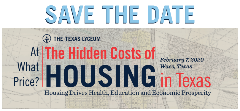 PrestigeEcon's tweet photo. Looking forward to @TexasLyceum #PubCon2020 in Waco on #Housing! See you there!

#Texas
#HousingAffordability
#Economy https://t.co/g2kZTFTiMT