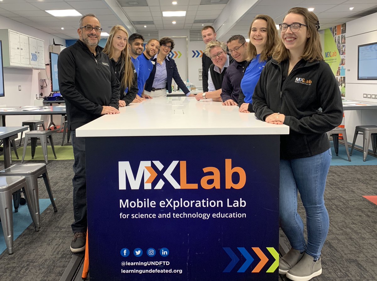 LearningUNDFTD's tweet photo. Thanks to our fantastic group of volunteers from @northropgrumman for working alongside the #MXLab team today to teach students about #cyber safety and #cybercareers! Check out our new activity: Who Are your Friends? A Cybersecurity Mystery https://t.co/5WwoLwPdeO https://t.co/4gxv6Dc3bF